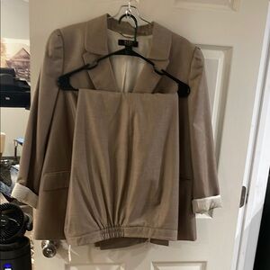 Alex Marie Tan Blazer and Skirt Set